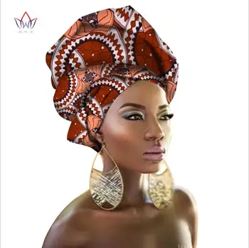 African Turban Material Ceara Headwrap Ankara Bonete Accesorii De Par Bandane Cap LadyHijab Pălărie Eșarfă Lungă Cap Coada Africa De Sud