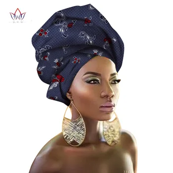 African Turban Material Ceara Headwrap Ankara Bonete Accesorii De Par Bandane Cap LadyHijab Pălărie Eșarfă Lungă Cap Coada Africa De Sud