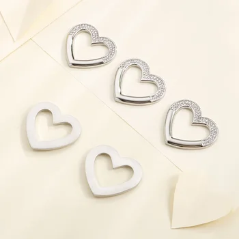 DIY Bijuterii din Oțel Inoxidabil Decorative Inima Accesorii Bijuterii Pentru Femei de Lux Manual Margele Bijuterii
