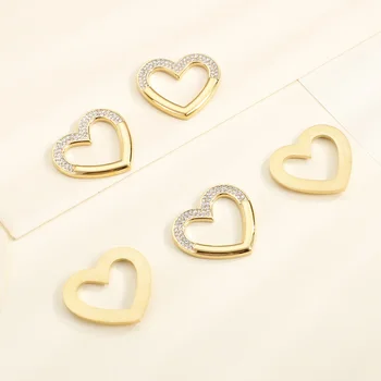 DIY Bijuterii din Oțel Inoxidabil Decorative Inima Accesorii Bijuterii Pentru Femei de Lux Manual Margele Bijuterii