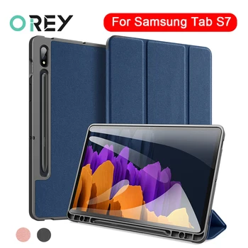 De lux Flip PU Piele Caz Pentru Samsung Galaxy Tab S7 Caz 11.0 inch Afaceri Stand Book Cover Pentru Samsung Tab Tablet S7 Caz