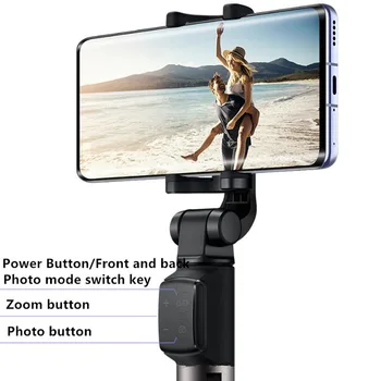 Original Huawei CF15 Pro Bluetooth Selfie Stick Trepied, Control Wireless Portabil Lumina Handheld Monopied Pentru Huawei Telefon Xiaomi