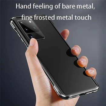 Telefon Metal Bumper Rama Ultra-subțire Cadru de Protecție Caz Acoperire pentru Samsung Galaxy Nota 20 20Ultra S20 S20Plus S20Ultra Telefoane