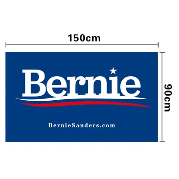 Home Decor 150*90cm Alegerile Prezidențiale Grădină Banner Pavilion în aer liber Imprimate Luminoase Campanie Bernie Sanders