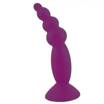 Movconly Bărbați Femei G-Spot Stimularea Silicon Butt Plug Anal Margele Vibrator Adult Sex Toy