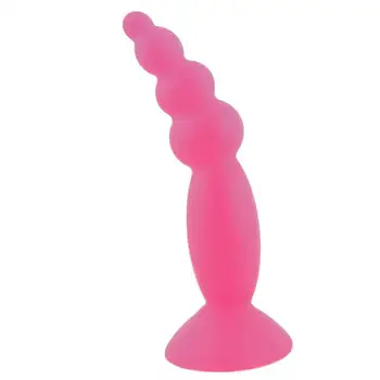 Movconly Bărbați Femei G-Spot Stimularea Silicon Butt Plug Anal Margele Vibrator Adult Sex Toy