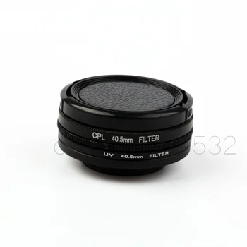 4 în 1 40.5 mm CPL Filtre + Filtru UV + 40.5 mm Capac Obiectiv pentru SJCAM SJ8 AER PLUS PRO Sport Action Camera SJCAM Accesorii