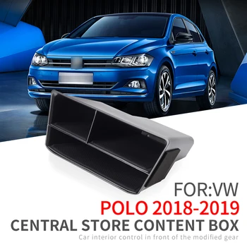Smabee Masina consola centrală cutie de depozitare pentru VW POLO 2018 2019 Plus GTI tabloul de bord de Ordonare CUTIE pentru Volkswagen POLO Accesorii