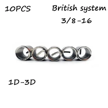 10buc 3/8-16 1D-3D Britanic Fir de sistem de Reparare a Introduce Kit Set din Oțel Inoxidabil Pentru Hardware Instrumente de Reparare