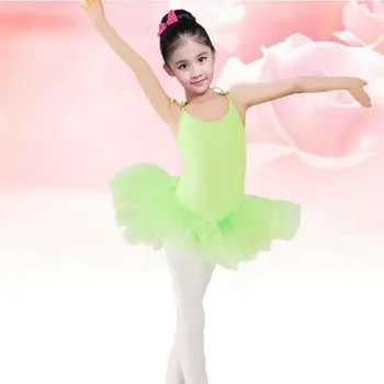Copii Fete De Balet Copilul Costum, Rochie Dans Gimnastica Patinaj Tricouri Costume 4 Culori Haine De Fata