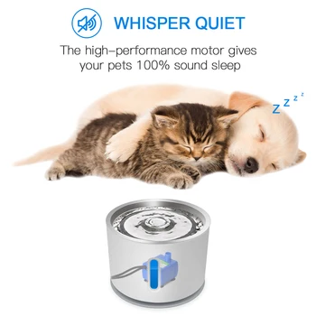 Animal de casă Pisică Câine Mini Fantana Pompa de Apa DC 5V Ultra-silențioasă Fântână cu Apă Potabilă Dozator de Înlocuire Consumabile pentru animale de Companie