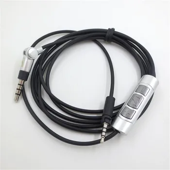 Cablu Audio pentru Căști Sennheiser MOMENTUM de Înlocuire Actualizat Cablu Cabluri cu Microfon, Control Volum 1.45 m