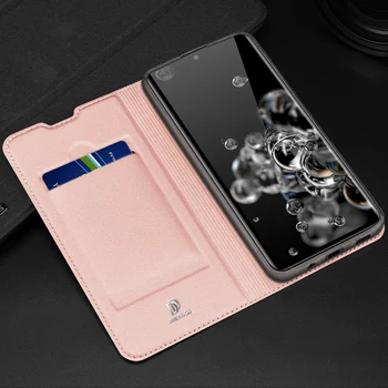 Pentru Samsung Galaxy S20 Ultra Plus S20 Caz Dux Ducis Magnetic din Piele Moale Tpu Flip Wallet Stand Telefonul Caz Acoperire чехол 케이스