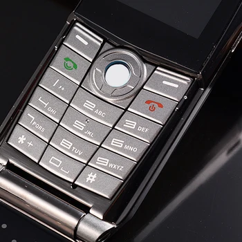 Telefon cu clapeta 760 Full Metal Model de Masina-Cheie de Design Formă Internet de E-carte Lux Senior Mobile telefon Mobil