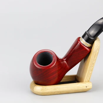 Noi Roșie, Lemn de Santal Conducta Filtru de 9mm Manual de Fumat Pipa Creative Tutun de Pipă, instrumente gratuite set cadou din Lemn de Fum Țeavă