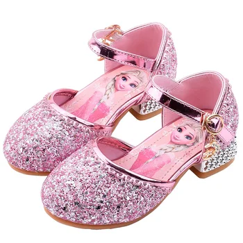 Disney Fete Singure Pantofi Aisha Printesa Pantofi Baotou Sandale Aisha Cristal Pantofi Fetite Tocuri Inalte Pantofi Catwalk Show