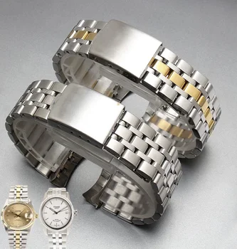 Watchband 13 mm 17 mm 20 mm din Oțel Inoxidabil, Metal de Trupa Ceas Curea Bratara Argint pentru Tudor