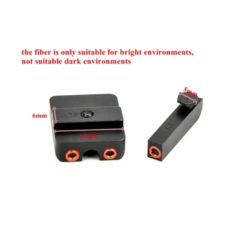 HD XR Vedere Real Roșu Verde Fibra Optica Fata de Luptă locuri din Spate Focus-lock Glock Fibra Optica Vedere