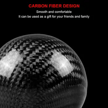 Dyno Curse Auto Universal Schimbătorului de Viteze Maneta Schimbator cu Balonul Rotund Forma Fibra de Carbon SK091