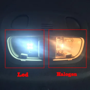 13 BUC Xenon Becuri Albe LED Pachet Interior bec kit Pentru anii 2011-Ford Explorer Dom Pas/de Curtoazie de Înmatriculare Lampă de Lumină