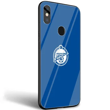 Club de fotbal Logo-ul de Lux Temperat Sticlă de Telefon Capacul din Spate Pentru Xiaomi Mi 8 8 9 Lite F1 A1 A2 Caz