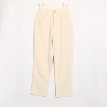 Wixra 2019 Nou Masiv Elegant Casual pentru Femei Pantaloni cu Talie Înaltă, Buzunare Pantaloni Lungi de Primavara Toamna Femei Blugi de Jos