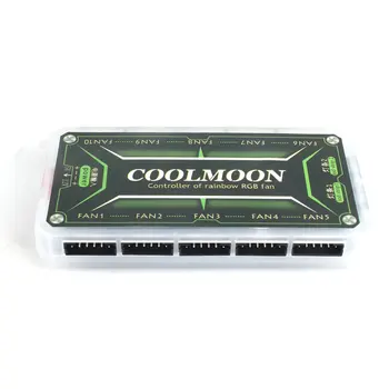 6pcs 120mm Calculator PC Cooler de Racire Ventilator Dublu Inel de LED-uri RGB Ventilator cu Control de la Distanță 366 Moduri pentru Calculator CPU Caz 4PIN ---