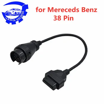 Pentru Mereceds Benz 38 Pini la 16 Pini Cablu Adaptor pentru Benz38 obd1 la Conectorul obd2 Cablu