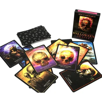 Halloween-ul Oracle ridică Vălul dintre Lumi, în Fiecare Seară de 36 de carti de Tarot Carduri de Punte Petrecere de Familie Tabla de Joc