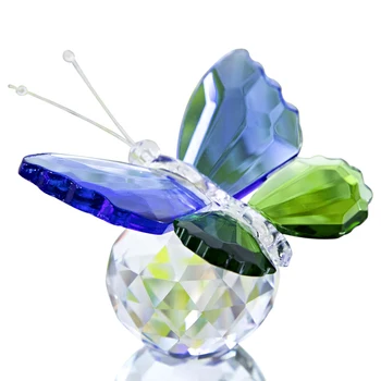H&D Handmade Fluture Cristal de Masă Ornament Suvenir de Colectie, Cadou pentru Ziua de nastere Ziua Mamei, Ziua Îndrăgostiților Decor Acasă