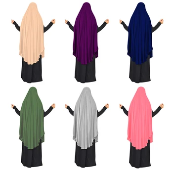 Eid Rugăciune Haină Lungă Khimar Femeile Musulmane Hijab fără Mâneci Topuri Abaya jilbab-ul emiratele arabe unite Ramadan Islamic Abaya Îmbrăcăminte Niqab Hijabs