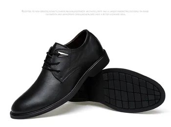 2020 Barbati Pantofi business barbati din piele pantofi de vară a subliniat pantofi de piele barbati Britanic dantelat sus strat de piele pantofi Casual