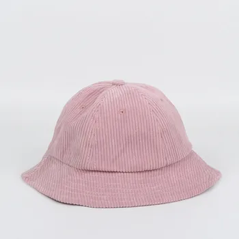 2019 noi catifea de culoare Solidă Găleată Pălărie Pescar Pălăria în aer liber, de călătorie pălărie de Soare Capac Pălării pentru Copii, băieți și fete 04