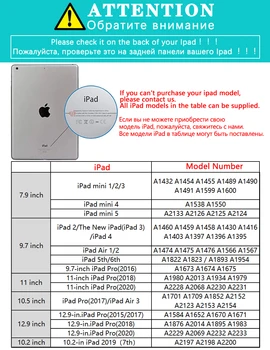Cadou de crăciun Silicon Moale 10.2 Caz pentru iPad 8 7 6 Caz Pro 11 2020 Mini 5 Cover Pentru ipad Pro 12 9 Air 2, Mini 2 10.5 Aer