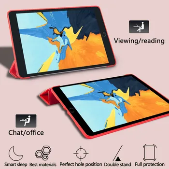 Cadou de crăciun Silicon Moale 10.2 Caz pentru iPad 8 7 6 Caz Pro 11 2020 Mini 5 Cover Pentru ipad Pro 12 9 Air 2, Mini 2 10.5 Aer