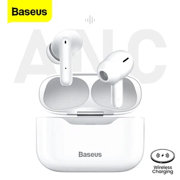 Baseus S1 TWS Bluetooth 5.1 Adevărat Căști fără Fir Căști ANC Anulare Activă a Zgomotului Stereo Auriculare Handfree Pentru iPhone 12