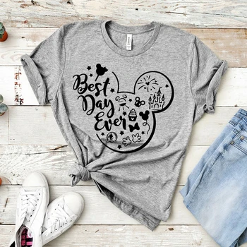 2020 Femei Mai bună Zi Vreodată Tricou Fete Minnie Tricou Micky Mouse Tumblr Cămașă de Sărbătoare Drăguț tricou