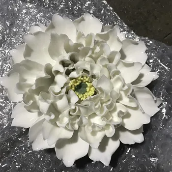 Moda Bujor 3D Ceramica Floarea Camera de zi de Decorare Perete Perete TV de Fundal de Perete Dormitor Stereo Ornament Arte Meserii pentru Cadou