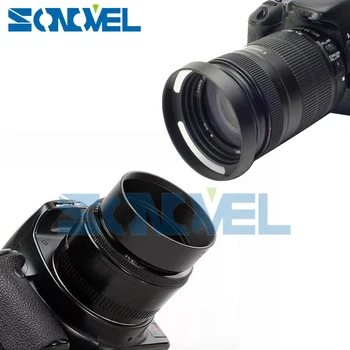 49mm Standard/Telefotografic/Unghi Larg/Ventilate de Metal Curbat Lens Hood Kit Set Pentru Canon EOS M10 M6 M5 M3 M2 Cu EF-M 15-45mm obiectiv