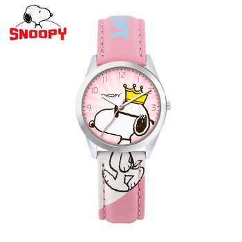 Snoopy copii ceas drăguț femei doamnelor ceasuri destul de coroana snoopy creative ceasuri barbati ceas Cuarț Ceasuri de mana Rezistent la Apa
