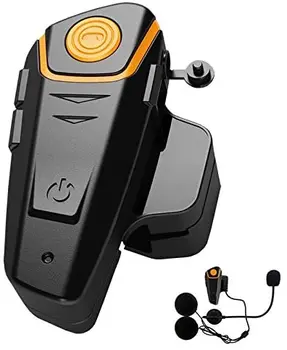 BT-S2 Motocicleta Casca Bluetooth setul cu Cască fără Fir Interfon Interfon,1000m Casca Bluetooth Cască de Comunicare (Single)
