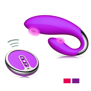 U Forma Cuplu Vibrator Wireless De Control De La Distanță Dual Vibrator Punctul G Stimulator Clitoridian Mesaj Adult Sex Shop Intim Bunuri