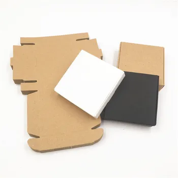 50Pcs/Lot Cutie de Hârtie ambarcațiuni de Carton de Dimensiuni Mici DIY Tort Bomboane Pachet Cadou Cutie Cazuri drăguț accesorii de Depozitare Cutie de carton
