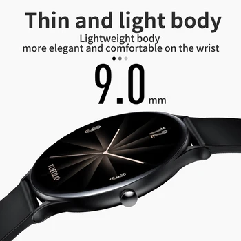 PW13 Ceas Inteligent Ultra Subțire Bărbați Femei Full Touch Screen Bluetooth Sport Tracker de Fitness Ceas Smartwatch Pentru Android, IOS, Telefon