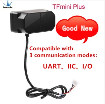 Benewake TFmini Plus LiDAR Module, IP65 Micro singur punct TOF distanță scurtă lidar senzor compatibil cu ambele UART IIC I/O