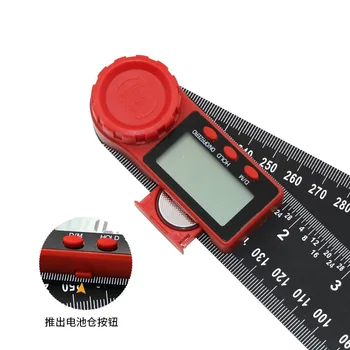 300mm Display Digital Unghi Conducător Goniometru Pătrat Conducător Electronice Raportor Instrument de Măsurare mecanic instrumente