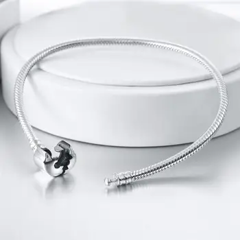 DALARAN Argint 925 Baza Bratari de Lanț de Șarpe Brățări Pentru Femei Bijuterii Cadou se Potrivesc Diy Margele Pandantiv Farmece
