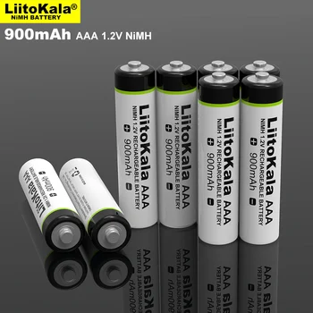 6pcs LiitoKala Original AAA 900mAh Acumulator NiMH 1.2 V Baterie Reîncărcabilă pentru Lanterna, Jucarii,control de la distanță