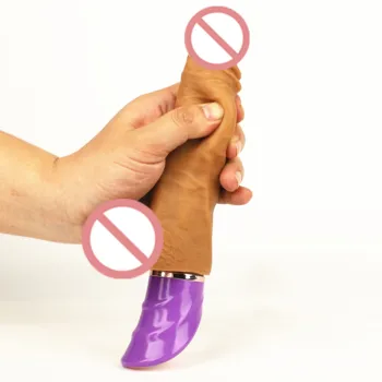 Încălzire Realist Penis Automată Vibratoare Telescopic Dildo Vibrator Pentru Femei Masturbari Sex Toy USB de Încărcare Dildo Vibrator