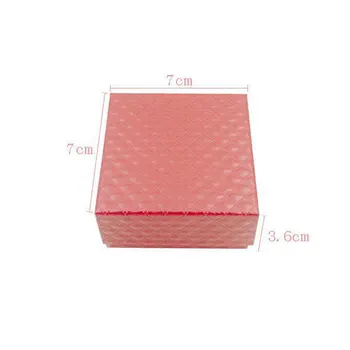 Pătrat Caseta de Bijuterii Colier Conține Caz Inelul de Ambalare Container en-Gros de Ziua Îndrăgostiților Cadou Cutie Organizator de Bijuterii de Stocare
